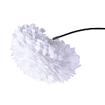 Изогнутый торшер с декором в виде перьев Plumage White Floor Lamp варинант исполнения - 2 | Loft Concept в Воронеже