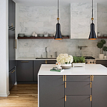  Подвесной светильник черного матового цвета с конусным плафоном 65 см Elstead Lighting варинант исполнения - 9 | Loft Concept в Воронеже