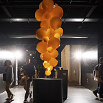 Люстра виноградная гроздь Grape Balls Янтарный цвет варинант исполнения - 3 | Loft Concept в Воронеже