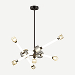 Светодиодная люстра Rovelly Black варинант исполнения - 2 | Loft Concept в Воронеже