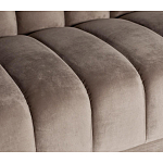 Диван трехместный велюровый серый Island of Comfort варинант исполнения - 4 | Loft Concept в Воронеже