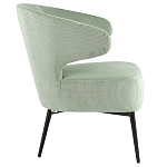 Современное мягкое кресло на металлических ножках Rakush Pistachio варинант исполнения - 5 | Loft Concept в Воронеже