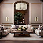 Люстра с абажуром из стекла и премиального алебастра Ravishment варинант исполнения - 7 | Loft Concept в Воронеже