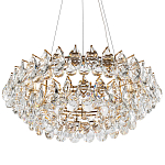 Люстра с хрустальными подвесками в форме капель Sidney Crystal Chandelier 80 варинант исполнения - 1 | Loft Concept в Воронеже