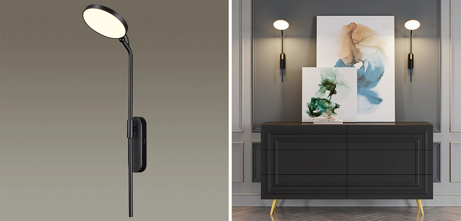 Бра Maxine Light Wall lamp Lantern Black Бра Maxine Light Wall lamp Lantern Black - Loft-Concept в Воронеже