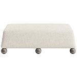 Дизайнерская Банкетка Wakonda с деревянными шариками  варинант исполнения - 2 | Loft Concept в Воронеже