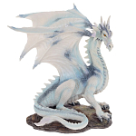 Декоративная статуэтка Белый Дракон Dragon White Statuette варинант исполнения - 1 | Loft Concept в Воронеже