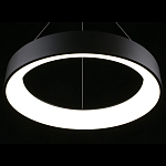 Люстра подвесная светодиодная Black Circle варинант исполнения - 4 | Loft Concept в Воронеже