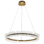 Кольцевая люстра с хрустальным декором Rowan Crystal Ring Horizontal Chandelier варинант исполнения - 2 | Loft Concept в Воронеже