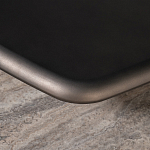 Столик журнальный квадратный  с полкой Sculptural Marble Accent с мрамором  варинант исполнения - 6 | Loft Concept в Воронеже