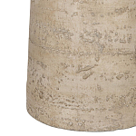 Столик приставной с круглой столешницей Textured Cream Table варинант исполнения - 4 | Loft Concept в Воронеже