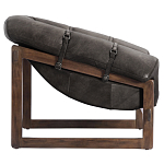 Кресло Duncan винтажная черная кожа варинант исполнения - 3 | Loft Concept в Воронеже