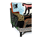 Большой Трехместный Диван с цветным принтом Qalakabusha Large Sofa варинант исполнения - 4 | Loft Concept в Воронеже