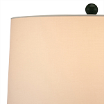 Настольная лампа зеленая с тканевым абажуром Splashes of Green Moss варинант исполнения - 3 | Loft Concept в Воронеже