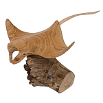 Статуэтка из дерева скат Animals of the World варинант исполнения - 1 | Loft Concept в Воронеже