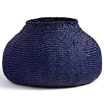 Корзина синяя Elewisa Wicker Basket варинант исполнения - 2 | Loft Concept в Воронеже