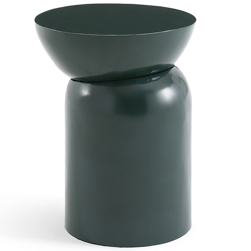 Приставной столик из сплава алюминия Tori Side Table Зеленый Серый Черный в Воронеже | Loft Concept 