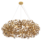 Люстра подвесная круглая с многочисленными металлическими круглыми элементами Terzani Argent варинант исполнения - 5 | Loft Concept в Воронеже