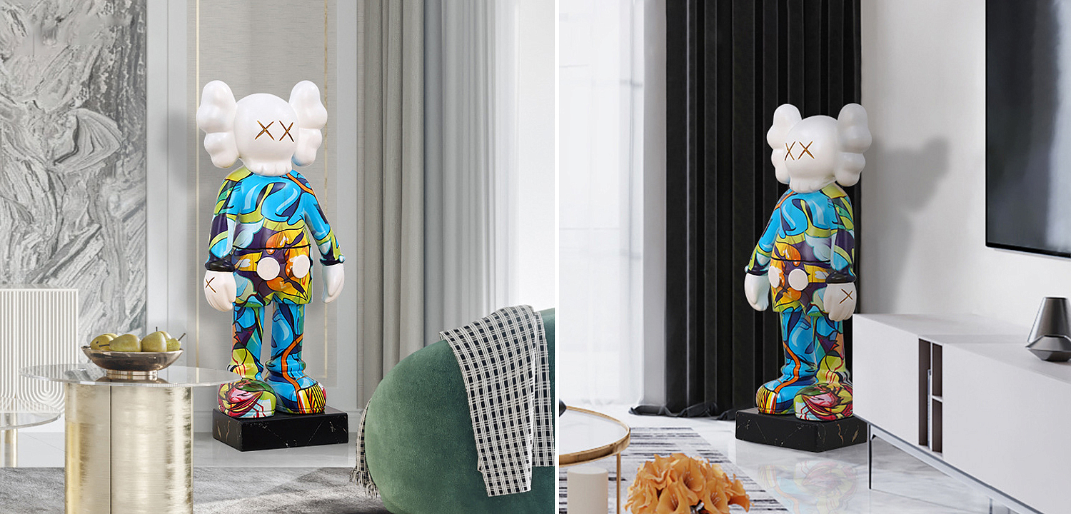 Статуэтка KAWS Painted on stand Статуэтка KAWS Painted on stand - Loft-Concept в Воронеже