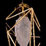 Подвесной светильник с плафоном в виде камня Embodiment варинант исполнения - 5 | Loft Concept в Воронеже