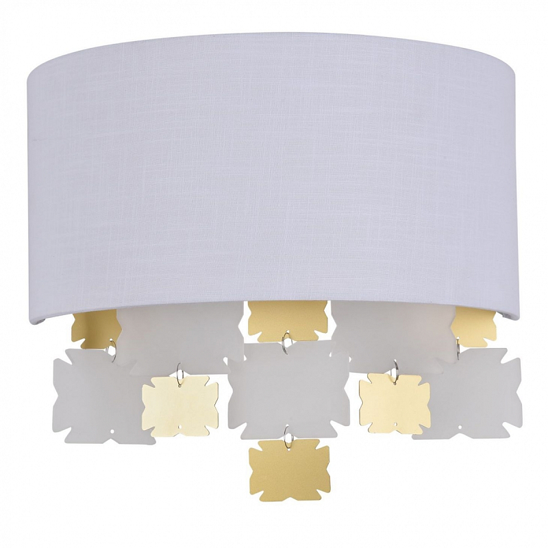 Бра Jacopo Mosaic Sconces Double Латунь Белый Бра Jacopo Mosaic Sconces Double Латунь Белый в Воронеже | Loft Concept