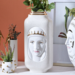 Ваза с золотисто-белыми фрагментами Faces of Imagination варинант исполнения - 4 | Loft Concept в Воронеже