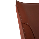 Стул коричневый из искуственной кожи на 4-х ножках Enigma Brown варинант исполнения - 4 | Loft Concept в Воронеже