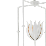 Подвесной светильник белый c абажуром в виде цветка тюльпана White Tulips варинант исполнения - 1 | Loft Concept в Воронеже