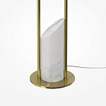 Напольный торшер светодионый золотой Lumen Duo варинант исполнения - 4 | Loft Concept в Воронеже