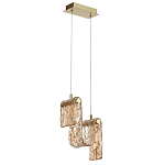 Подвесной светильник волнистой формы из фактурного стекла Wave варинант исполнения - 1 | Loft Concept в Воронеже