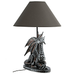Настольная лампа с абажуром Дракон Silver Dragon варинант исполнения - 1 | Loft Concept в Воронеже