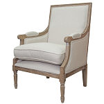 Кресло William Classical Armchair beige flax варинант исполнения - 3 | Loft Concept в Воронеже