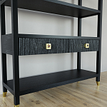 Стеллаж с двумя ящиками Elsa Dreams Black варинант исполнения - 2 | Loft Concept в Воронеже