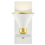 Бра с бело-золотыми плафоном в форме конуса Light Source варинант исполнения - 2 | Loft Concept в Воронеже