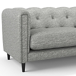 Мебельная ткань Шенилл серый цвет 138 см T4-34 варинант исполнения - 7 | Loft Concept в Воронеже