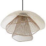Подвесной светильник Beige Gold Mesh Lampshade Hanging Lamp варинант исполнения - 3 | Loft Concept в Воронеже