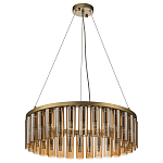 Люстра со стеклянными цилиндрическими плафонами Luminous Cylinders Amber Round варинант исполнения - 4 | Loft Concept в Воронеже