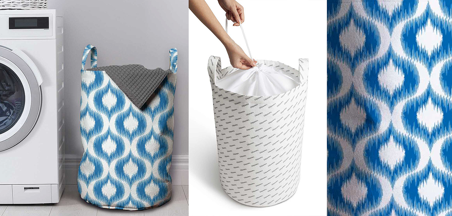 Корзина Blue Ornament Basket Корзина Blue Ornament Basket - Loft-Concept в Воронеже