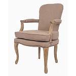 Кресло Aubrey Classical Armchair brown flax варинант исполнения - 3 | Loft Concept в Воронеже
