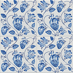 Плитка с узором Сердце варинант исполнения - 1 | Loft Concept в Воронеже