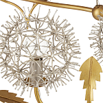 Люстра круглая с декором в виде цветков одуванчика Hanging Dandelion варинант исполнения - 1 | Loft Concept в Воронеже