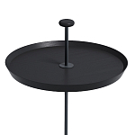 Pin журнальный столик чёрный из натурального дуба и бетона варинант исполнения - 1 | Loft Concept в Воронеже