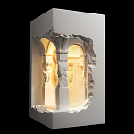 Встраиваемый в стену гипсовый светильник под покраску с колоннами и арками в античном стиле Antiquity Athena варинант исполнения - 5 | Loft Concept в Воронеже