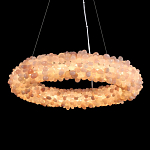 Люстра кольцевая с частичками натурального горного хрусталя Crystal Shimmer варинант исполнения - 2 | Loft Concept в Воронеже