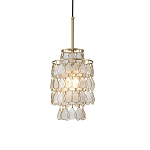 Подвесной светильник с декором из натуральной морской ракушки Iridescent Light варинант исполнения - 1 | Loft Concept в Воронеже