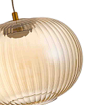 Подвесной светильник с янтарным рифленым стеклянным плафоном Ferm Living варинант исполнения - 6 | Loft Concept в Воронеже