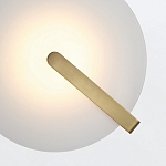 Потолочный светильник в форме плоского диска из белого матового стекла Eurofase варинант исполнения - 4 | Loft Concept в Воронеже