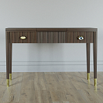 Туалетный стол - Трельяж Elsa Dreams Walnut 120 см варинант исполнения - 6 | Loft Concept в Воронеже