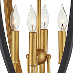 Подвесной светильник в форме фонаря чёрного цвета Black Lantern варинант исполнения - 2 | Loft Concept в Воронеже