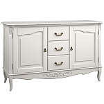 Буфет белый из массива бука с 3-мя ящиками и 2-мя дверцами White Provence варинант исполнения - 1 | Loft Concept в Воронеже